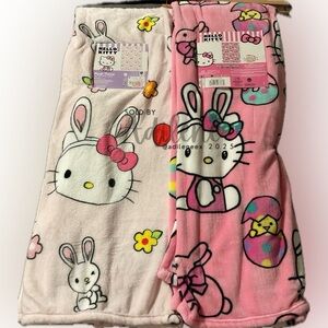 Hello Kitty Easter BUNDLE Throw Blankets!